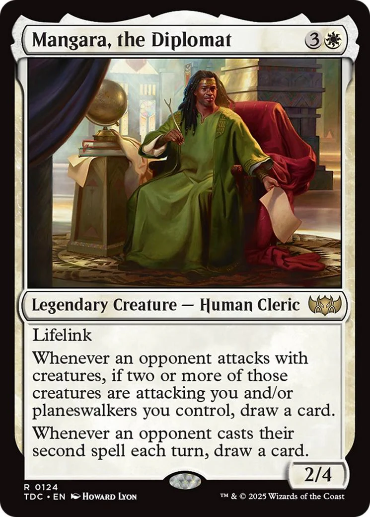 Mangara, the Diplomat [124] [Tarkir: Dragonstorm: Commander] [Non-Foil]