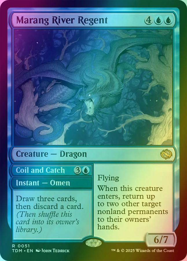 Marang River Regent // Coil and Catch [51] [Tarkir: Dragonstorm] [Foil]