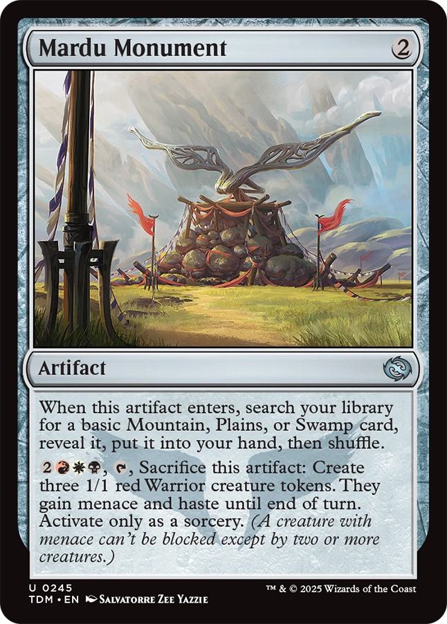 Mardu Monument [245] [Tarkir: Dragonstorm] [Non-Foil]
