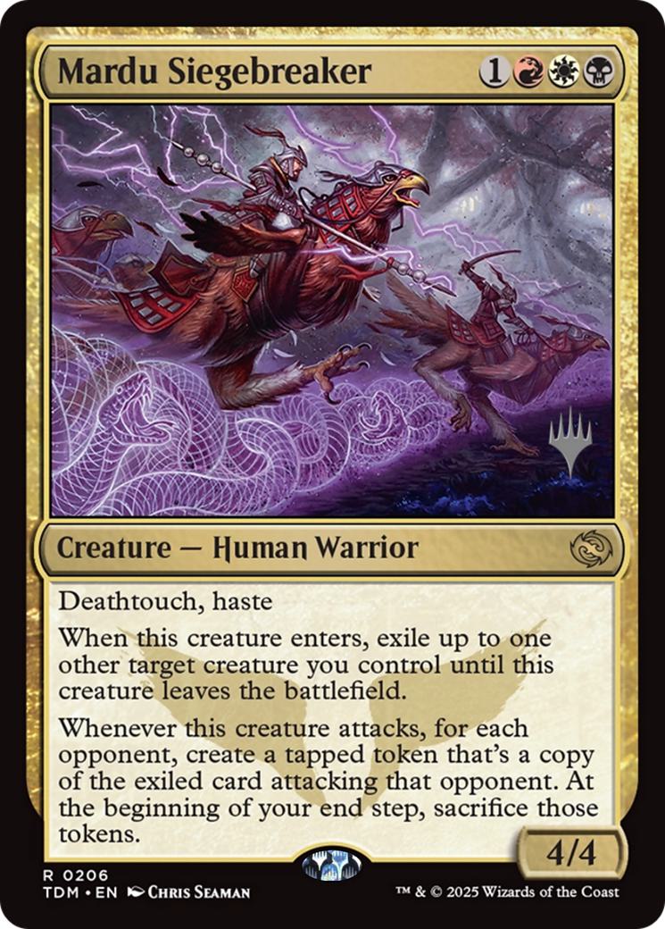 Mardu Siegebreaker [206p] [Promo Pack] [Tarkir: Dragonstorm: Promos] [Non-Foil]