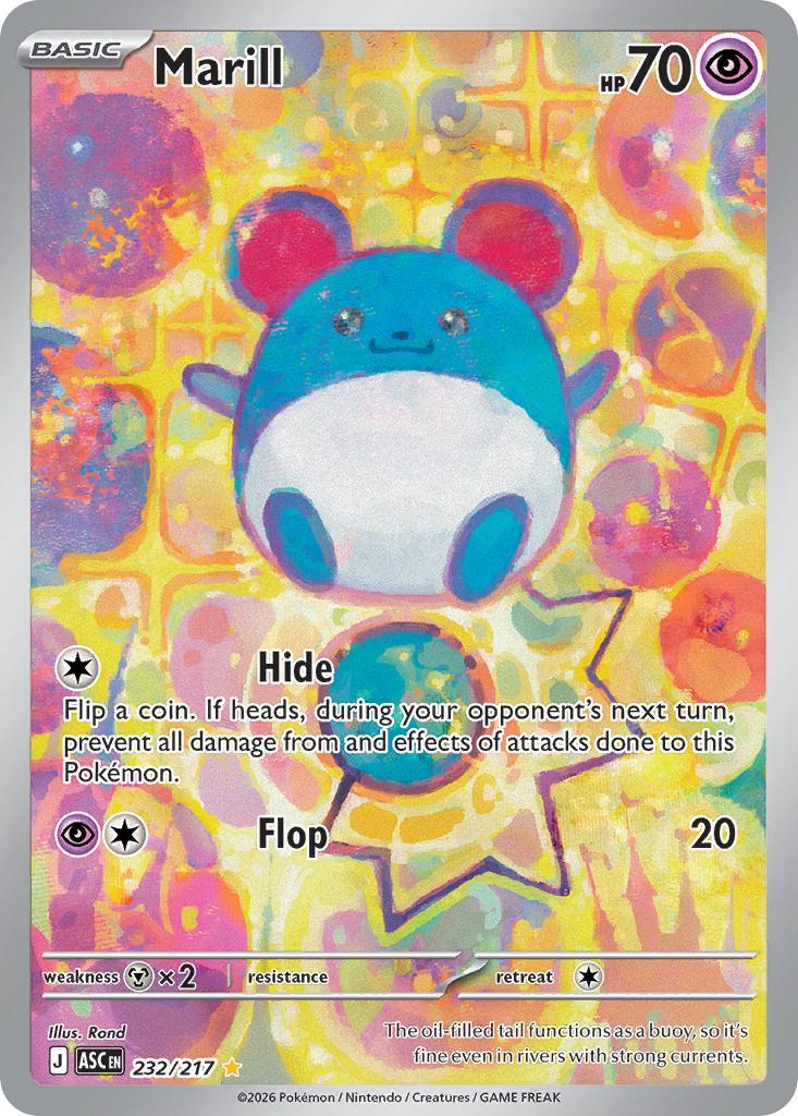 Marill - 232/217 - Illustration Rare [me025-232] [Ultra]