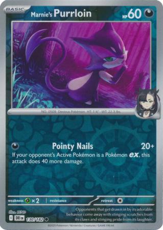 Marnie's Purrloin - 130/182 - Common [sv10-130] [Reverse Holo]