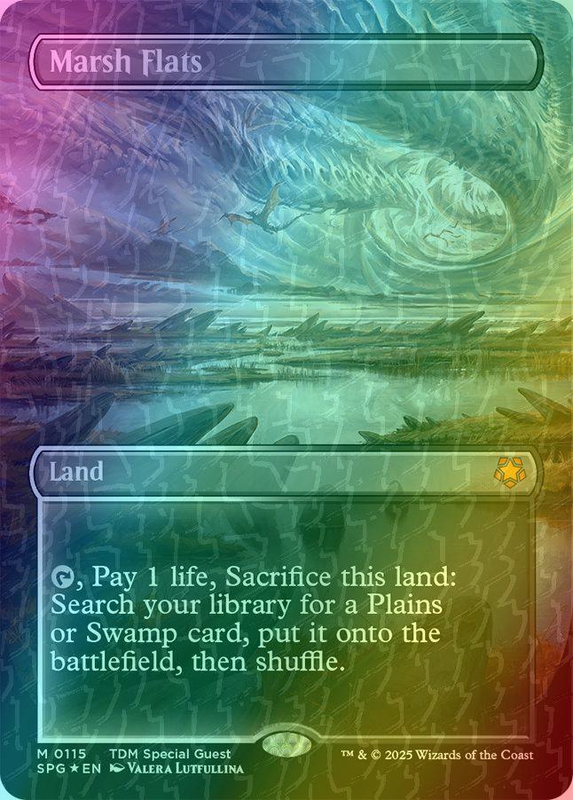 Marsh Flats [115] [Borderless] [Special Guests] [Dragonscale Foil]