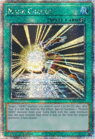 Mask Change - RA04-EN142 - Quarter Century Secret Rare - 1st Edition