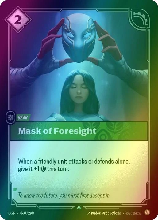 Mask of Foresight - 060/298 [Origins] [Foil]
