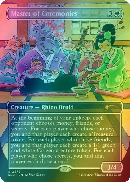 Master of Ceremonies [2379] [Borderless] [Stan Sakai] [Secret Lair Drop] [Foil]