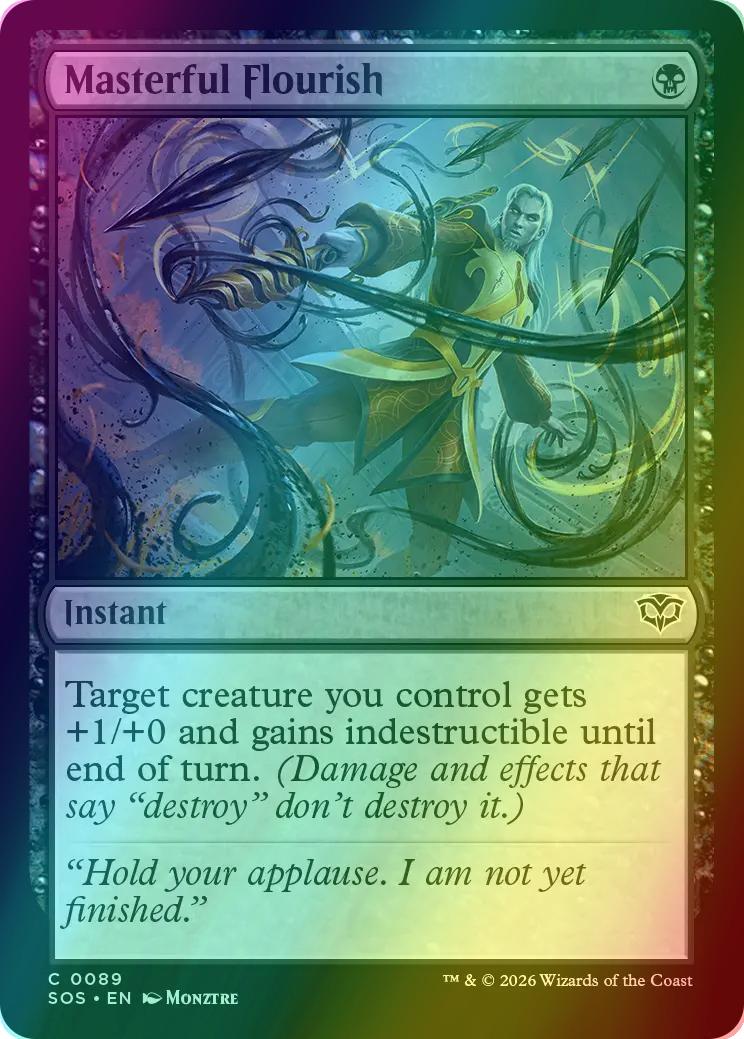 Masterful Flourish [89] [Secrets of Strixhaven] [Foil]