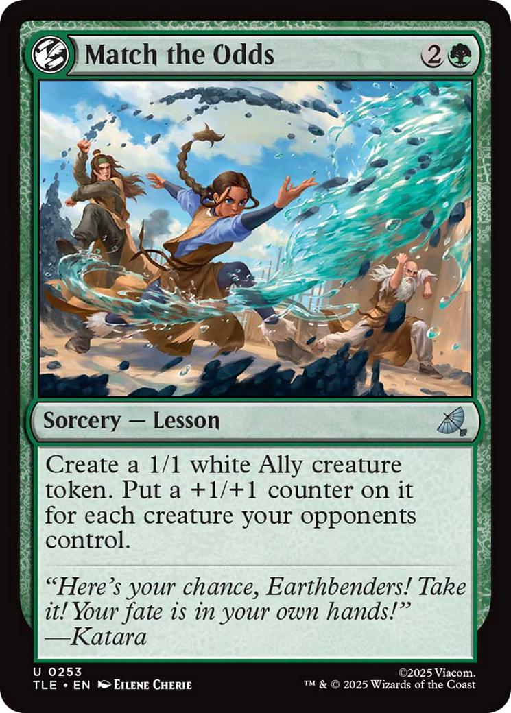 Match the Odds [253] [Avatar: The Last Airbender Eternal] [Non-Foil]