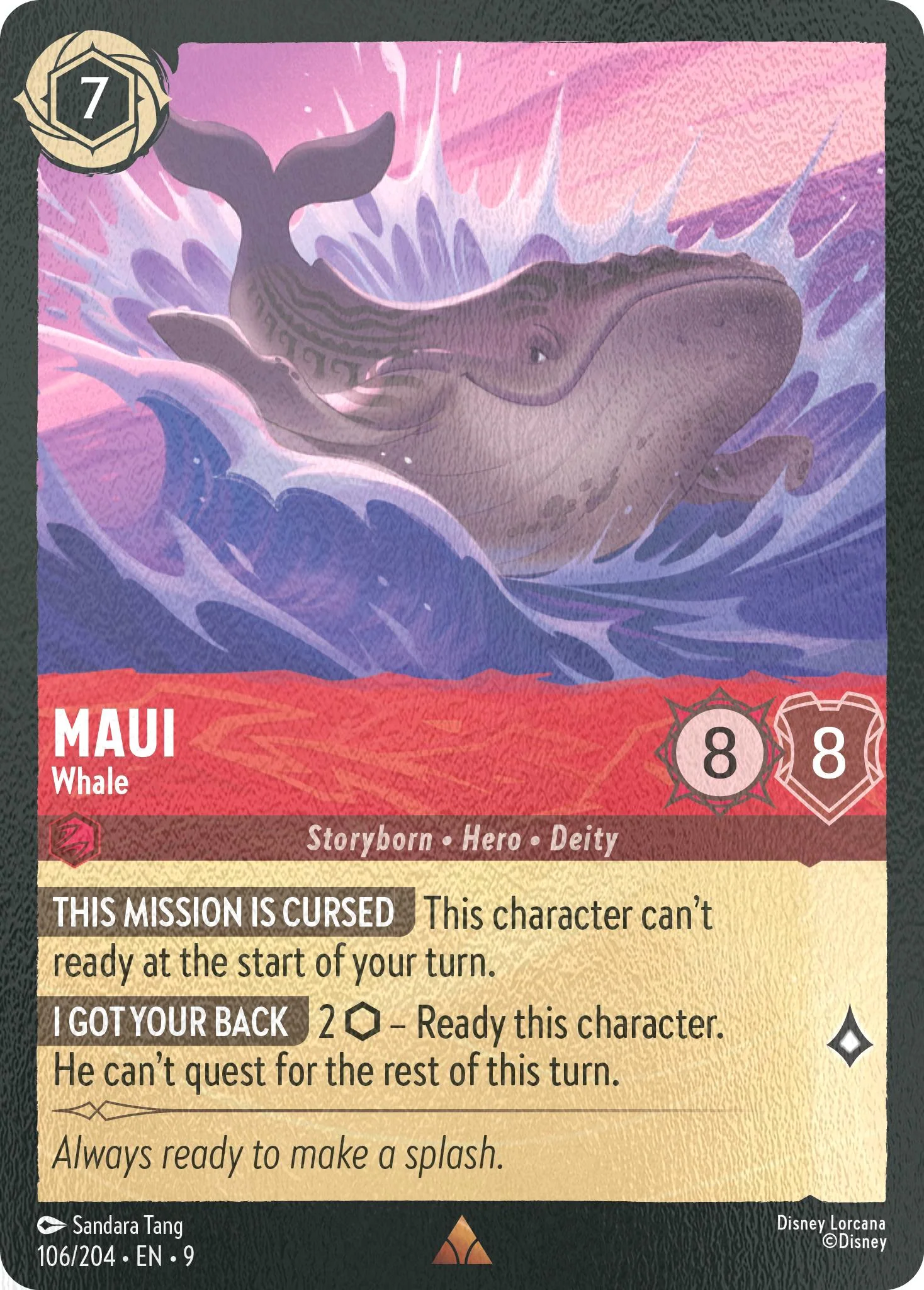 Maui - Whale - 106/204 [Fabled] [Cold Foil]