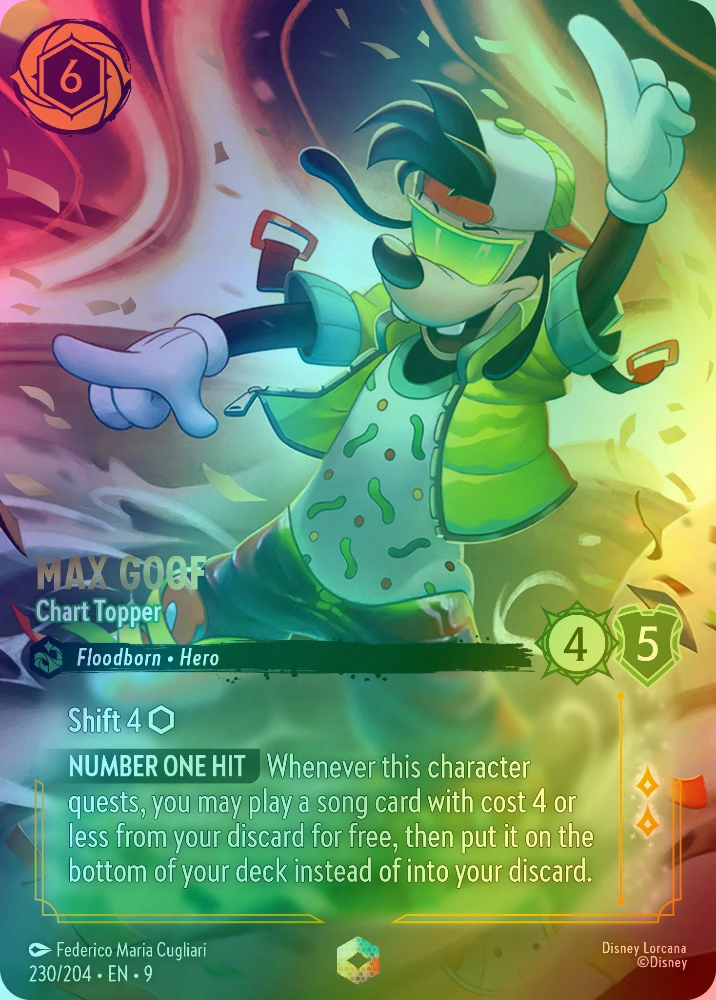 Max Goof - Chart Topper (Enchanted) - 230/204 [Fabled] [Holofoil]