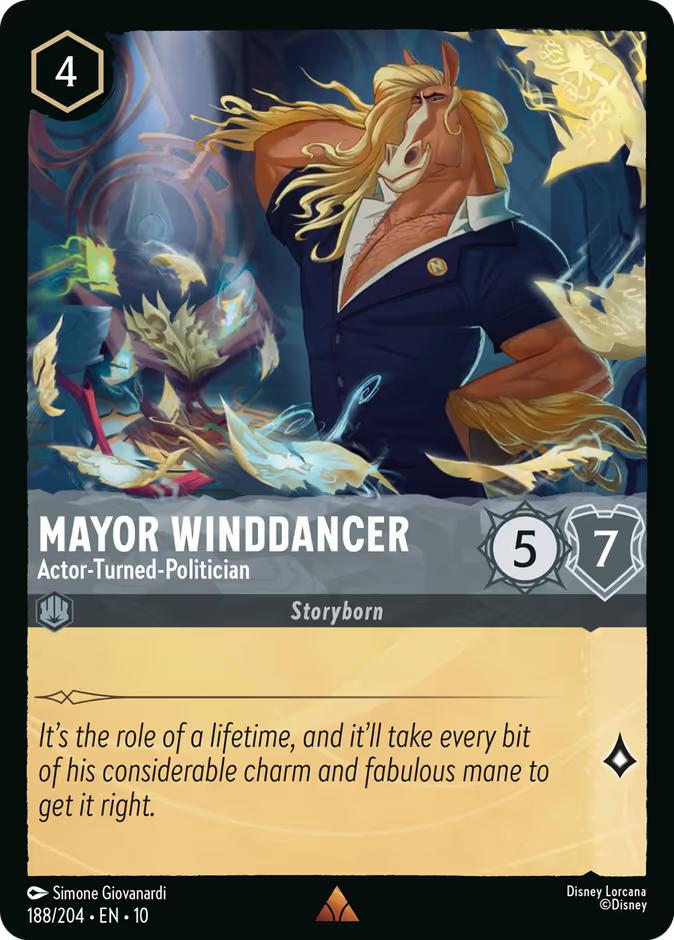 Mayor Winddancer - Actor-Turned-Politician - 188/204 [Whispers in the Well] [Non-Foil]