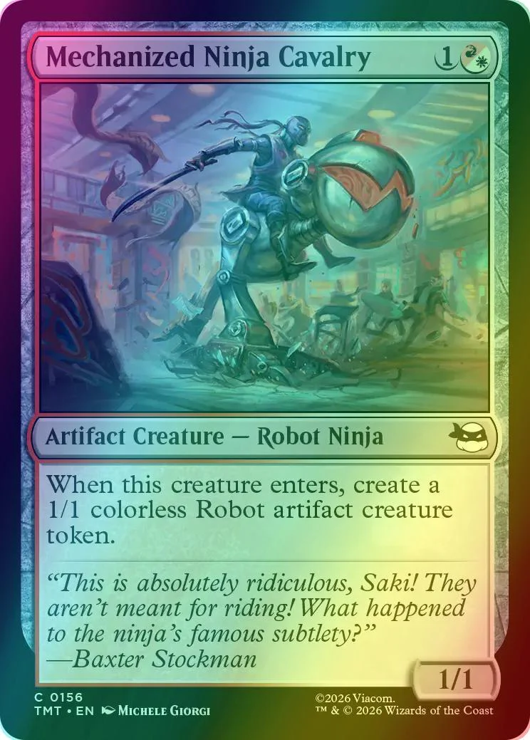 Mechanized Ninja Cavalry [156] [Teenage Mutant Ninja Turtles] [Foil]