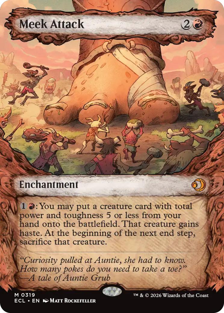 Meek Attack [319] [Fable Frame] [Lorwyn Eclipsed] [Non-Foil]