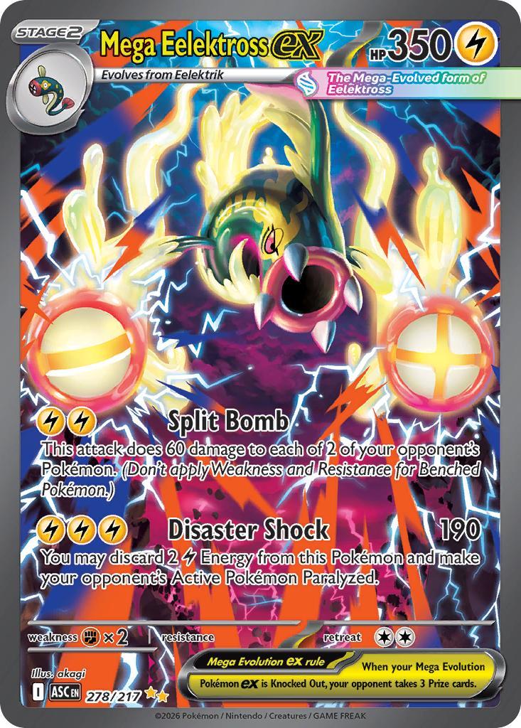 Mega Eelektross ex - 278/217 - Special Illustration Rare [me025-278] [Ultra]