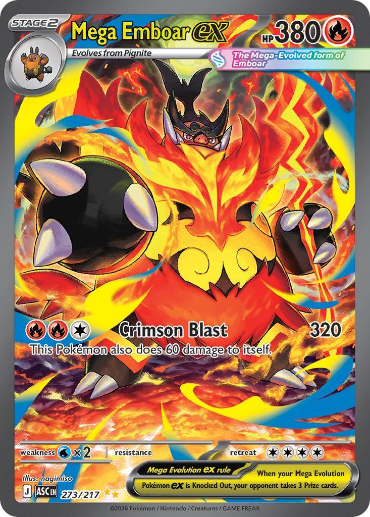 Mega Emboar ex - 273/217 - Special Illustration Rare [me025-273] [Ultra]