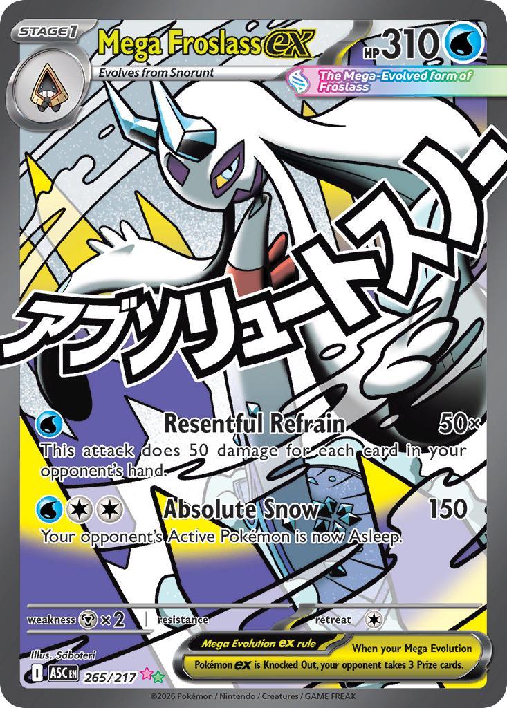 Mega Froslass ex - 265/217 - Mega Attack Rare [me025-265] [Ultra]