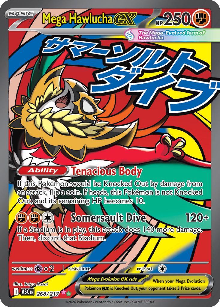 Mega Hawlucha ex - 268/217 - Mega Attack Rare [me025-268] [Ultra]