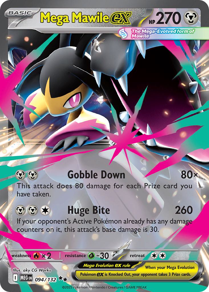 Mega Mawile ex - 094/132 - Double Rare [me01-094] [Ultra]