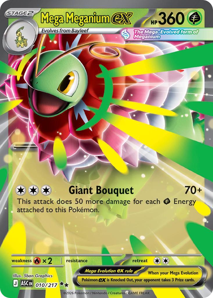 Mega Meganium ex - 010/217 - Double Rare [me025-010] [Ultra]