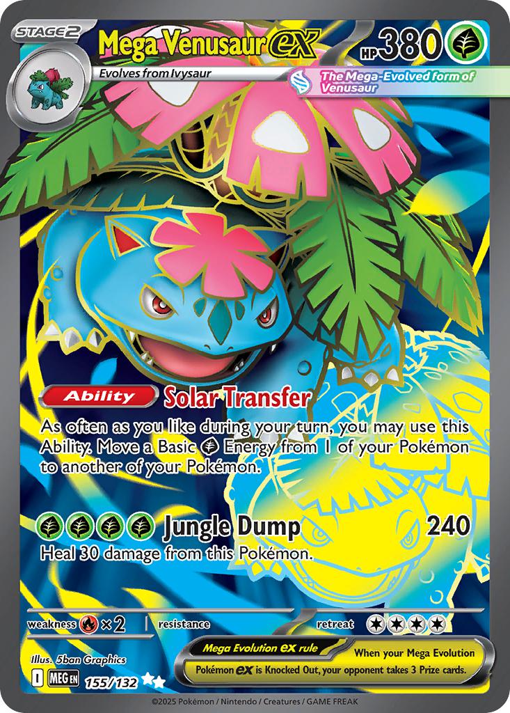 Mega Venusaur ex - 155/132 - Ultra Rare [me01-155] [Ultra]