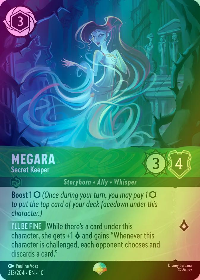 Megara - Secret Keeper (Epic) - 213/204 [Whispers in the Well] [Holofoil]
