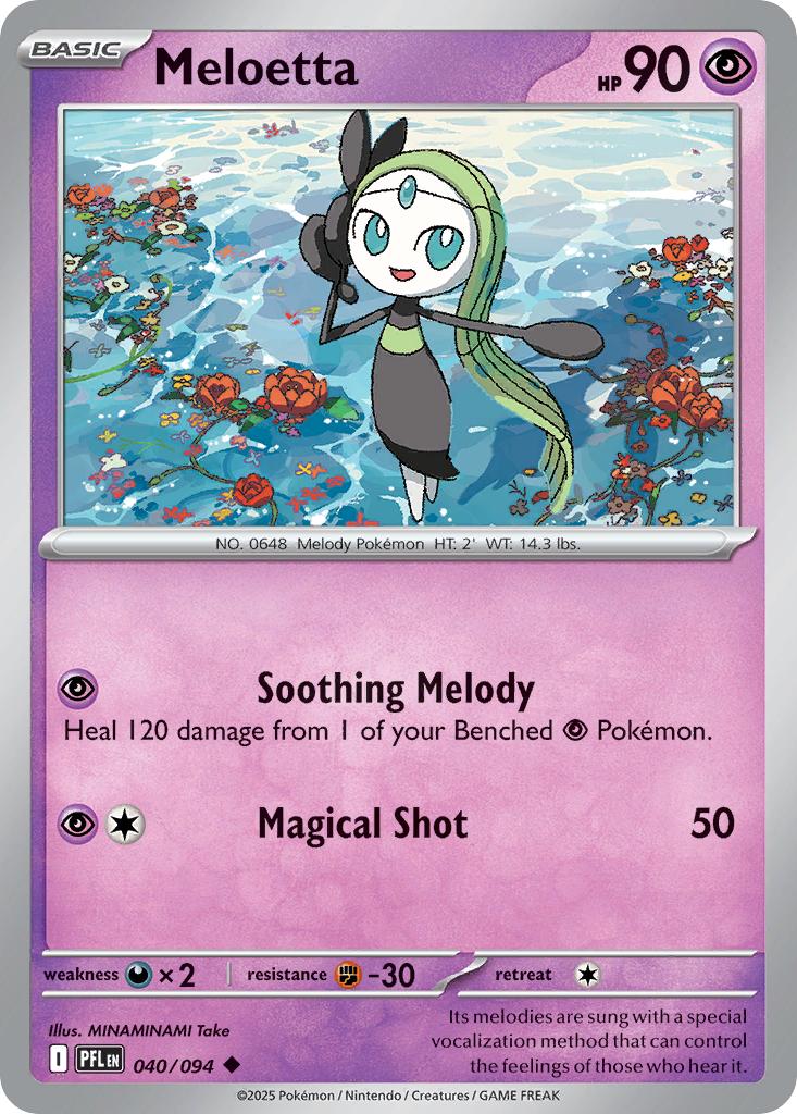 Meloetta - 040/094 - Uncommon [me02-040] [Non-Holo]