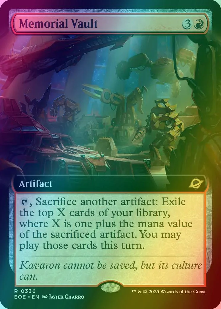 Memorial Vault [336] [Extended Art] [Edge of Eternities] [Foil]