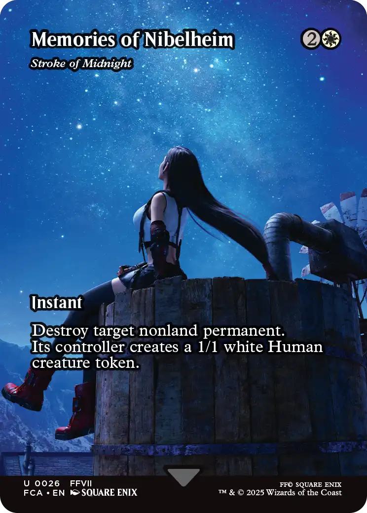 Memories of Nibelheim - Stroke of Midnight [26] [Borderless] [FINAL FANTASY: Through the Ages] [Non-Foil]