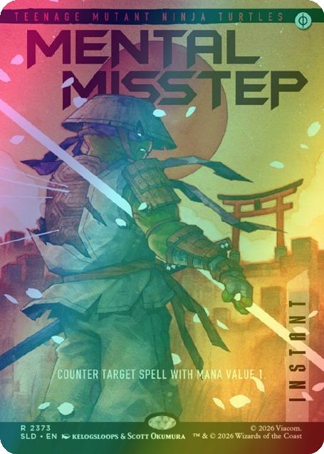 Mental Mistep [2373] [Borderless] [Last Ronin] [Secret Lair Drop] [Foil]