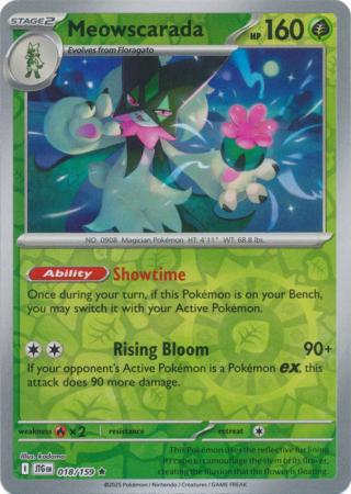Meowscarada - 018/159 - Rare [sv09-018] [Reverse Holo]