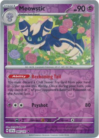 Meowstic - 085/191 - Uncommon [sv08-085] [Reverse Holo]
