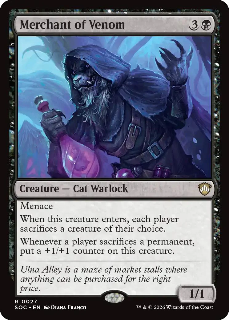 Merchant of Venom [27] [Secrets of Strixhaven: Commander] [Non-Foil]