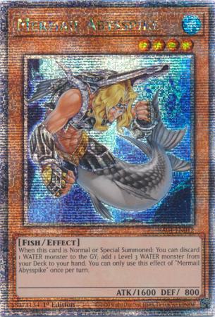 Mermail Abysspike - RA04-EN012 - Quarter Century Secret Rare - 1st Edition