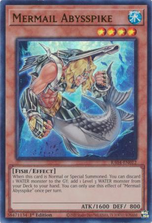 Mermail Abysspike - RA04-EN012 - Ultra Rare - 1st Edition