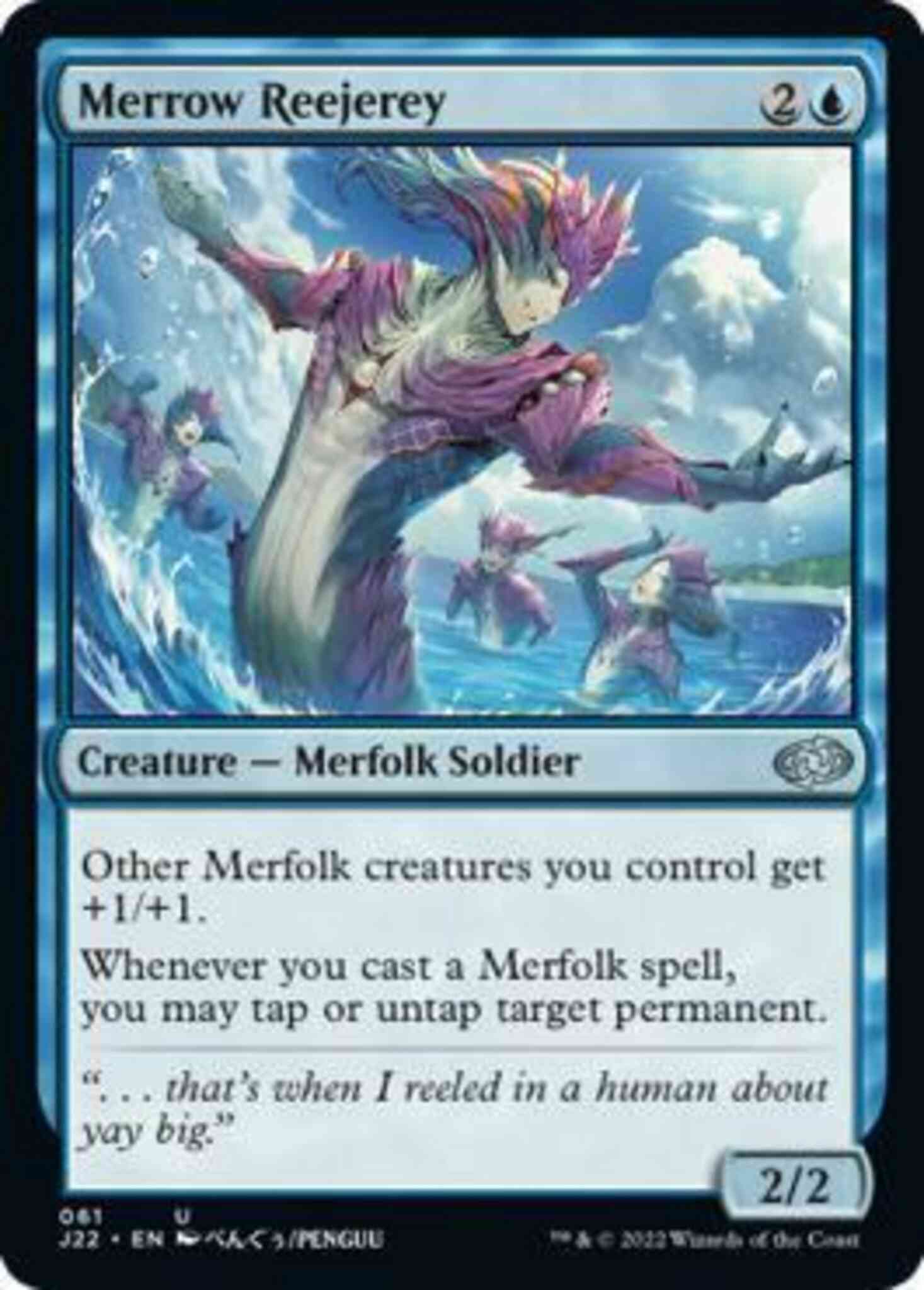 Merrow Reejerey [61] [Anime-Inspired Art] [Jumpstart 2022] [Non-Foil]