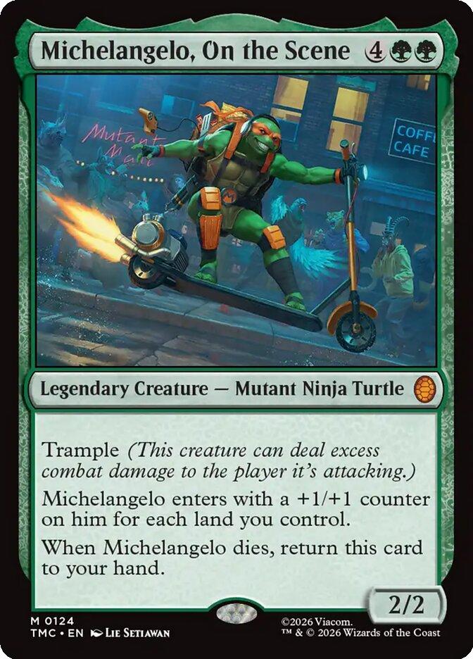Michelangelo, On the Scene [124] [Team-Up] [Teenage Mutant Ninja Turtles Eternal] [Non-Foil]