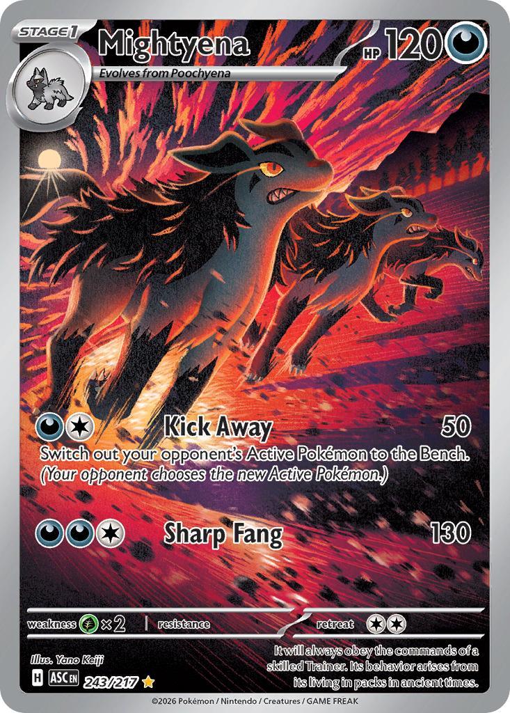 Mightyena - 243/217 - Illustration Rare [me025-243] [Ultra]