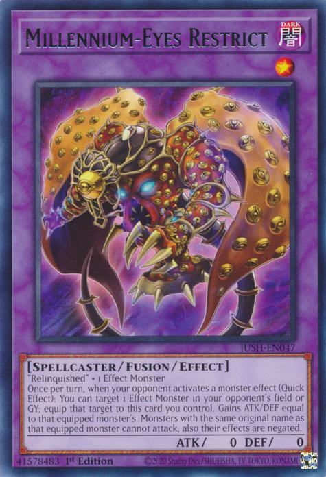 Millennium-Eyes Restrict - JUSH-EN047 - Rare - 1st Edition