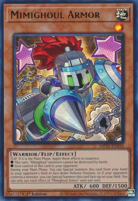 Mimighoul Armor - MP25-EN256 - Ultra Rare - 1st Edition