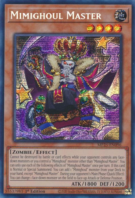 Mimighoul Master - MP25-EN096 - Prismatic Secret Rare - 1st Edition