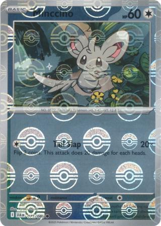 Minccino - Poké Ball Pattern - 075/086 - Common [sv105b-075] [Reverse Holo]