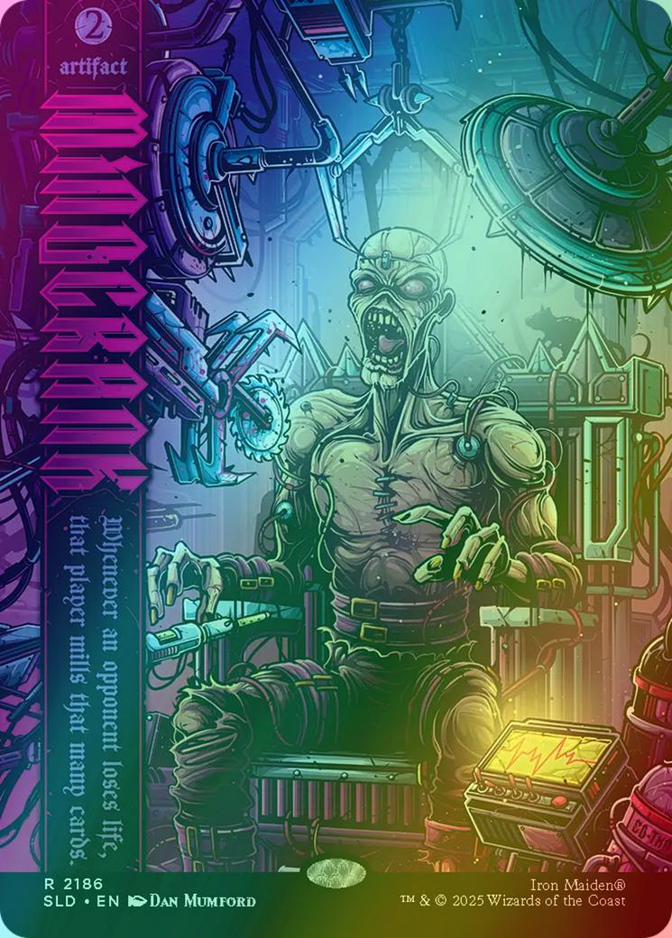 Mindcrank [2186] [Borderless] [Iron Maiden: Eddie Unchained] [Secret Lair Drop] [Rainbow Foil]