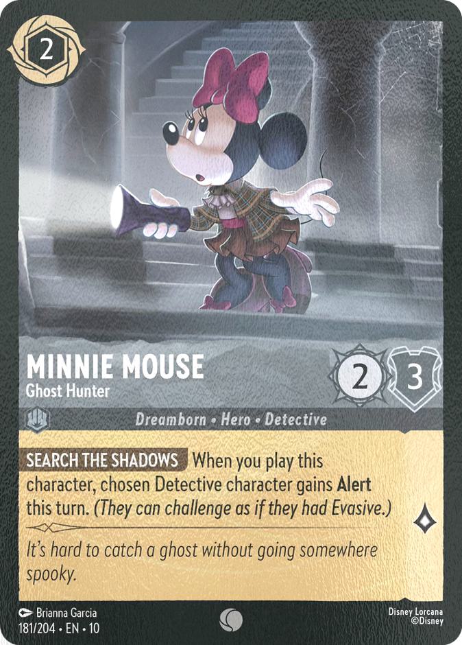 Minnie Mouse - Ghost Hunter - 181/204 [Whispers in the Well] [Cold Foil]