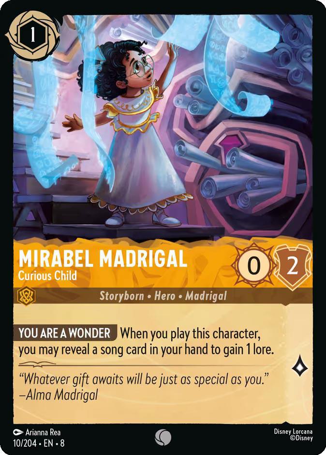 Mirabel Madrigal - Curious Child - 10/204 [Reign of Jafar] [Non-Foil]