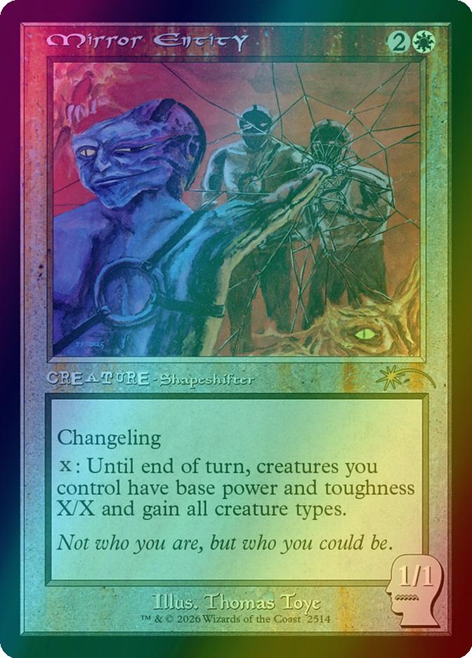 Mirror Entity [2514] [Retro Frame] [Brain Dead: New Earth Mentality] [Secret Lair Drop] [Foil]