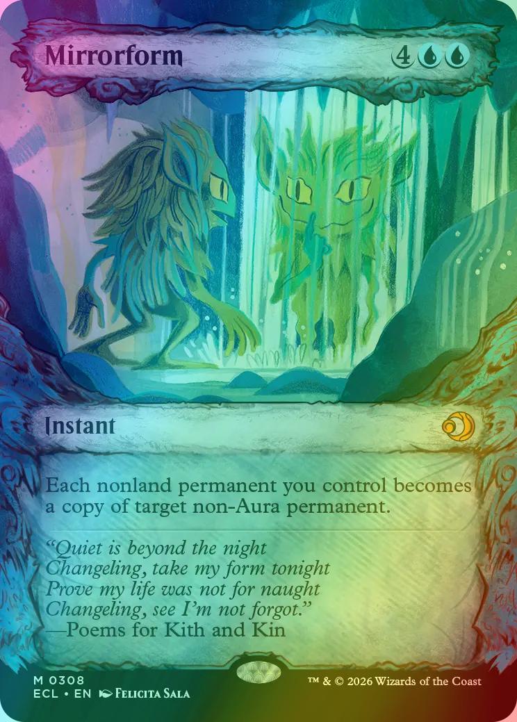 Mirrorform [308] [Fable Frame] [Lorwyn Eclipsed] [Foil]