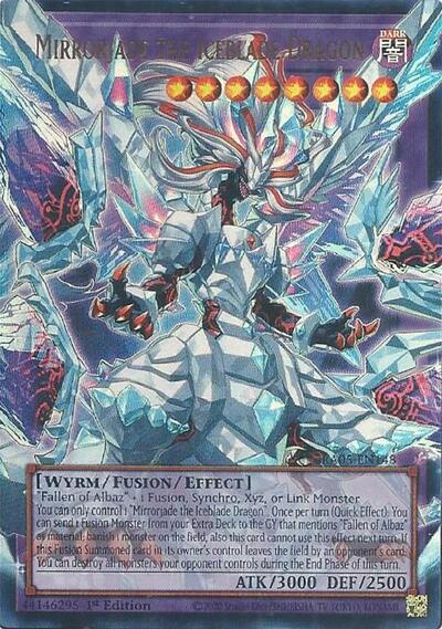 Mirrorjade the Iceblade Dragon - Extended Art - RA05-EN148 - Ultra Rare - 1st Edition