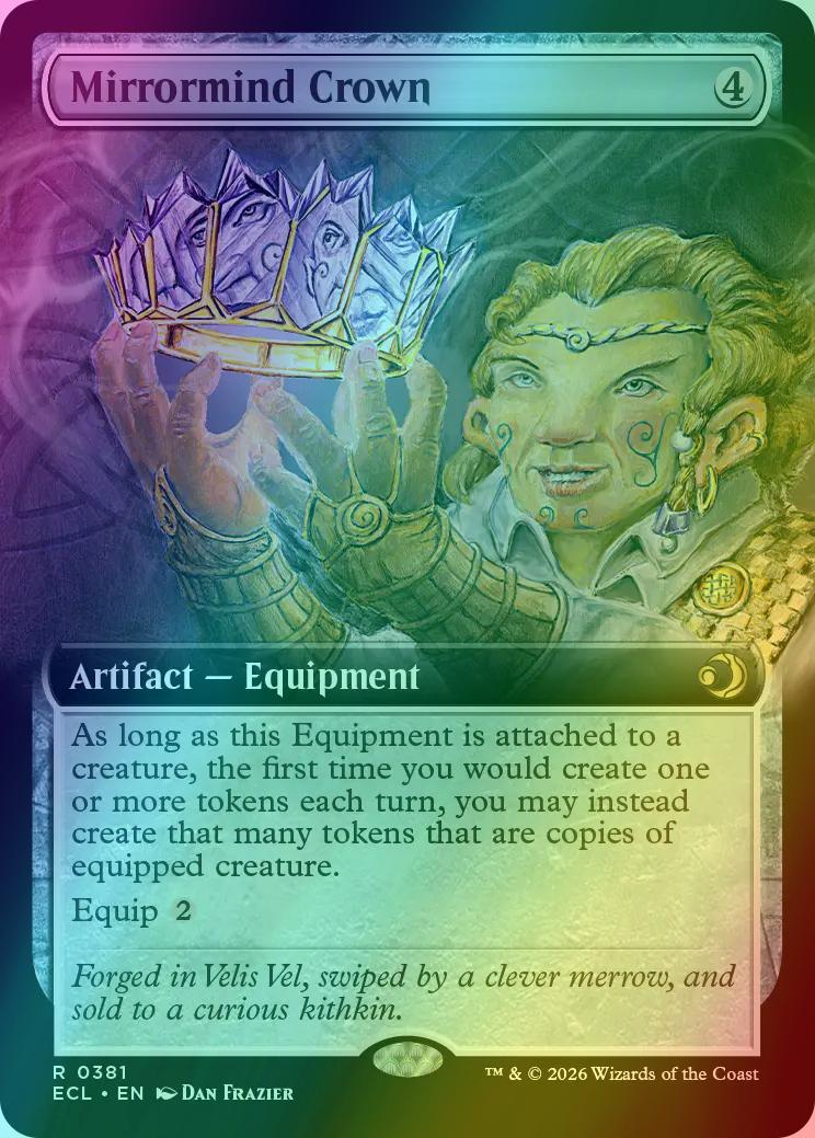 Mirrormind Crown [381] [Extended Art] [Lorwyn Eclipsed] [Foil]