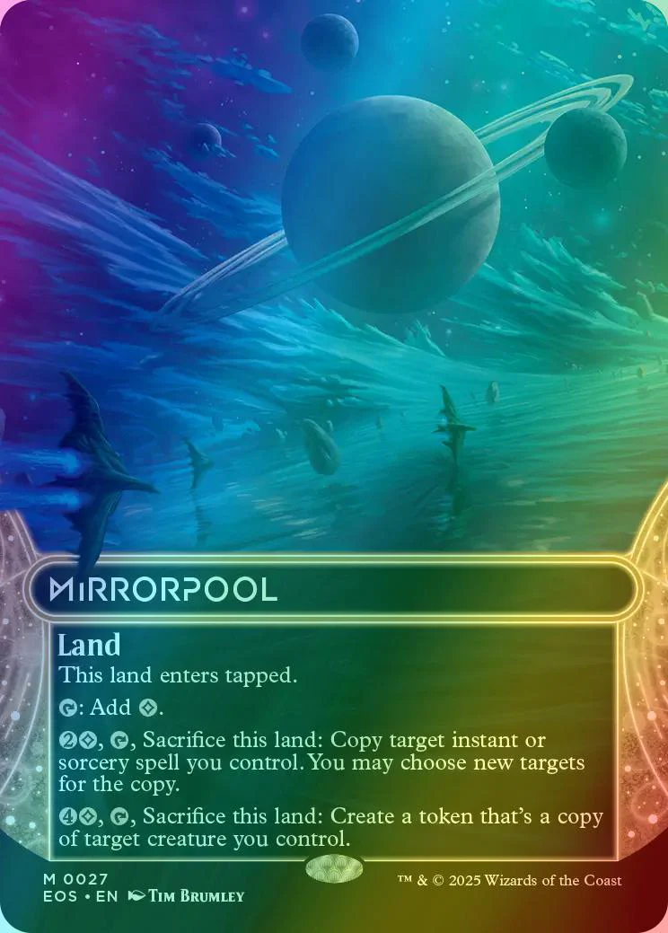 Mirrorpool [27] [Borderless] [Edge of Eternities: Stellar Sights] [Foil]