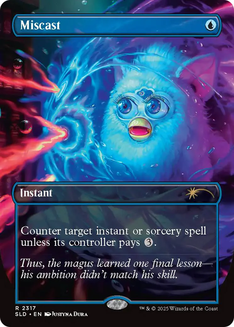Miscast [2317] [Borderless] [Furby: The Gathering] [Secret Lair Drop] [Non-Foil]